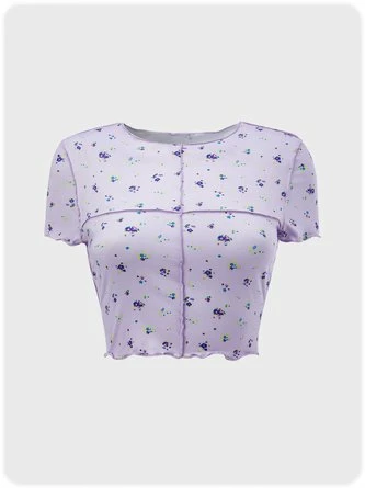 Kollyy Sweet Purple Top T-Shirt 1 Kollyy Sweet Purple Top T-Shirt