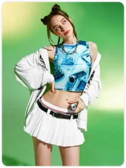 Kollyy Y2K Blue Cropped Abstract Back To School Top Tank Top & Cami -Tops Sales 1ea088fd8c8f63d64405f6b88f0b36c4