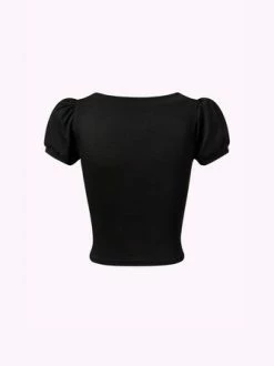 Kollyy Vintage Black Top T-Shirt -Tops Sales 1f33f32eea48f51c35b8ab14501b19ad