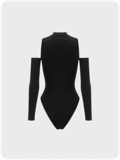 Kollyy Edgy Black Cut Out Top Bodysuit 7 Kollyy Edgy Black Cut Out Top Bodysuit -Tops Sales 1fc52d2641cfb57e9c3d525783faa7a3