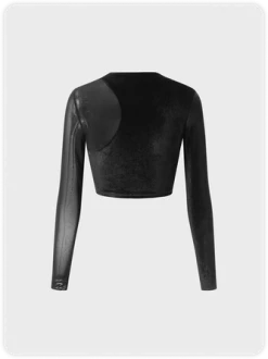 Kollyy Street Black Mesh Asymmetrical Design Top T-Shirt 7 Kollyy Street Black Mesh Asymmetrical Design Top T-Shirt -Tops Sales 20fbb13dbbb94a3e216d270fa9dc7453