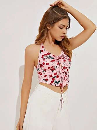 Kollyy Pink Top Tank Top & Cami 2 Kollyy Pink Top Tank Top & Cami - Image 2