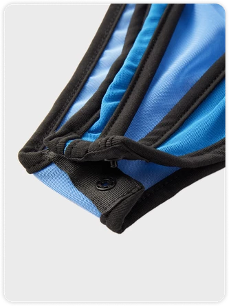 Kollyy Y2K Blue Mesh Double Layer Cyberpunk Top Bodysuit 9 Kollyy Y2K Blue Mesh Double Layer Cyberpunk Top Bodysuit - Image 9