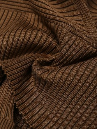 Kollyy Casual Brown Top Sweater 2 Kollyy Casual Brown Top Sweater - Image 2