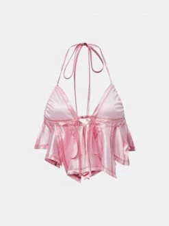 Kollyy Pink Top Tank Top & Cami