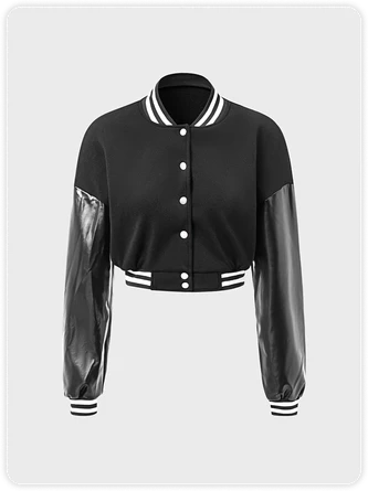 Kollyy Casual Black Top Outwear 2 Kollyy Casual Black Top Outwear - Image 2