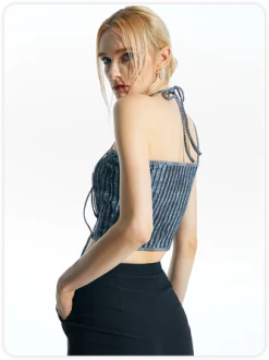 Kollyy Blue Top Tank Top & Cami -Tops Sales 27b3d28e1a414dc06e6155328f69376b