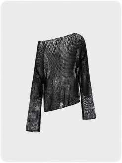 Kollyy Punk Black Cut Out Star Halloween Top Sweater -Tops Sales 27f81d71f5183c6ce4663b370fc1310b