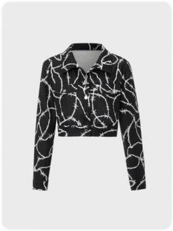 Kollyy Casual Black Top Outwear