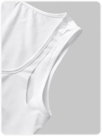 Kollyy Edgy White Cut Out Top Tank Top & Cami 3 Kollyy Edgy White Cut Out Top Tank Top & Cami - Image 3