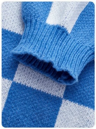 Kollyy Casual Blue Top Sweater 2 Kollyy Casual Blue Top Sweater - Image 2