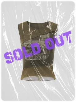 Kollyy Street Green Mesh Patchwork Double Layer Top Tank Top & Cami