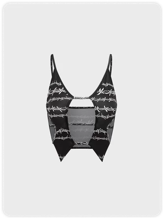 Kollyy Casual Black Top Tank Top & Cami 2 Kollyy Casual Black Top Tank Top & Cami - Image 2