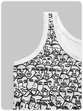 Kollyy Casual White Top Tank Top & Cami 2 Kollyy Casual White Top Tank Top & Cami - Image 2