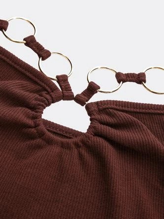 Kollyy Brown Top Tank Top & Cami 2 Kollyy Brown Top Tank Top & Cami - Image 2