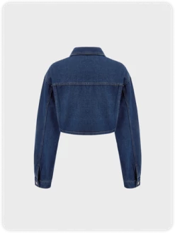 Kollyy Street Blue Denim Top Outwear -Tops Sales 3355771ad72f7fb1ec007af26c3585c2