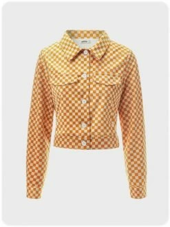 Kollyy Casual Mustard Top Outwear