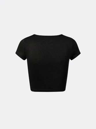 Kollyy Y2K Black Butterfly Short Sleeves Top T-Shirt 11 Kollyy Y2K Black Butterfly Short Sleeves Top T-Shirt - Image 11