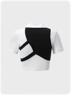 Kollyy Casual White Top T-Shirt -Tops Sales 351569d0cc80db6898ecfd1fb10b0dea