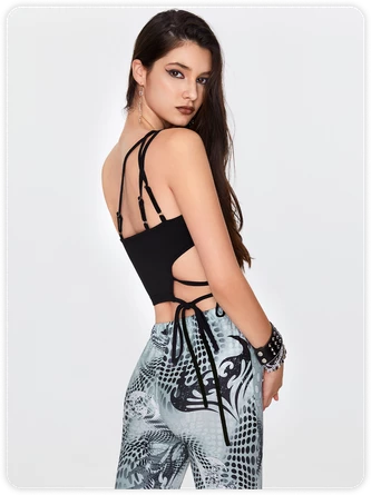 Kollyy Street Black Top Tank Top & Cami 6 Kollyy Street Black Top Tank Top & Cami - Image 6