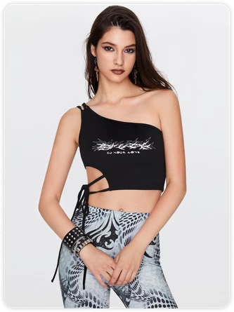 Kollyy Street Black Top Tank Top & Cami 1 Kollyy Street Black Top Tank Top & Cami