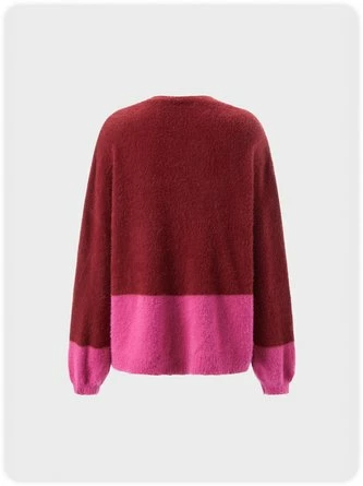 Kollyy Casual Deep Pink Top Sweater 4 Kollyy Casual Deep Pink Top Sweater - Image 4