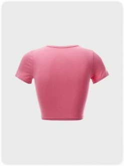 Kollyy Casual Pink Top T-Shirt -Tops Sales 36a30cabfa72d5bdd170742223ce9bdc