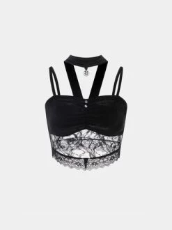 Kollyy Black Top Tank Top & Cami