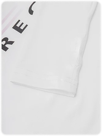 Kollyy Street White Letter Top T-Shirt 2 Kollyy Street White Letter Top T-Shirt - Image 2