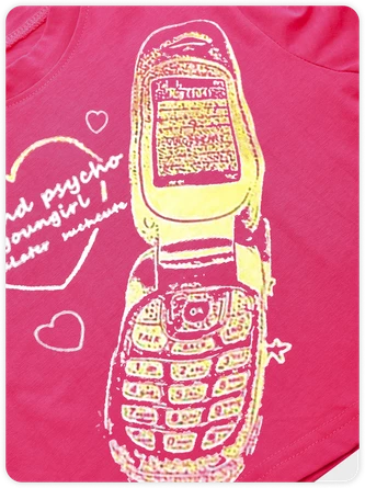 Kollyy Street Deep Pink Top T-Shirt 2 Kollyy Street Deep Pink Top T-Shirt - Image 2