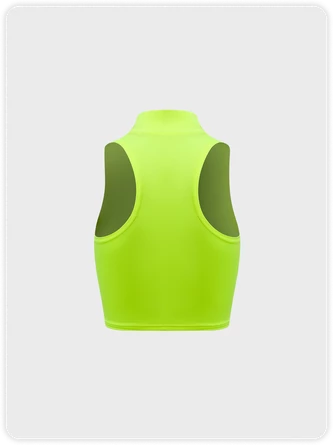 Kollyy Casual Fluorescent Green Top Tank Top & Cami 4 Kollyy Casual Fluorescent Green Top Tank Top & Cami - Image 4