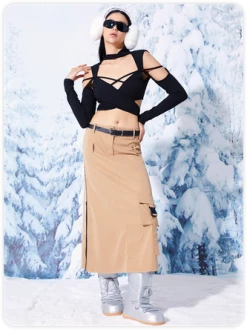 Kollyy Edgy Black Cut Out Top Women Top -Tops Sales 3d9df9f0546c6785a2f8c8928671d726