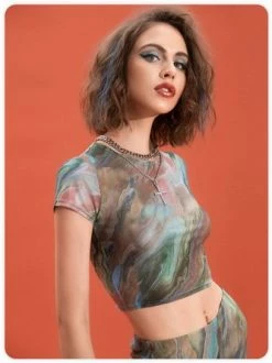 Kollyy Casual Green Top T-Shirt -Tops Sales 3e18f2eafb1d94eb12f79d7592bcf6ae