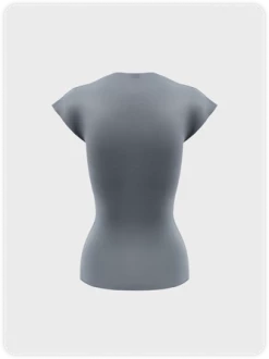Kollyy Street Gray Cut Out Top T-Shirt -Tops Sales 3e427d79d5b9dac201509be3f32a523a