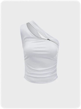 Kollyy White Top Tank Top & Cami 5 Kollyy White Top Tank Top & Cami - Image 5
