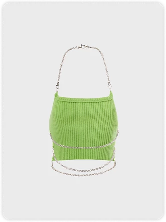 Kollyy Casual Green Top Tank Top & Cami 4 Kollyy Casual Green Top Tank Top & Cami - Image 4