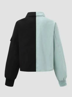 Kollyy Casual Black Blue Top Outwear -Tops Sales 3ee646b799ebba1ca7bc6f4d0aeef4ac