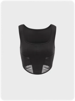 Kollyy Black Top Tank Top & Cami