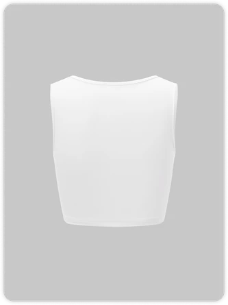 Kollyy Edgy White Cut Out Top Tank Top & Cami 4 Kollyy Edgy White Cut Out Top Tank Top & Cami - Image 4