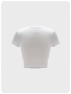 Kollyy Y2K White Body Print Crew Neck Top T-Shirt 8 Kollyy Y2K White Body Print Crew Neck Top T-Shirt -Tops Sales 40ec98ee23456399377c5cbe32ca3c46