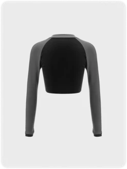 Kollyy Edgy Black Patchwork Cyberpunk Top T-Shirt -Tops Sales 412370477830067543295803959f6abb