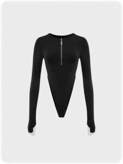 Kollyy Black Top Bodysuit