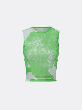 Kollyy Casual Green Top Tank Top & Cami 1 Kollyy Casual Green Top Tank Top & Cami
