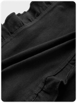 Kollyy Punk Black Ruffles Star Halloween Top Tank Top & Cami -Tops Sales 44a5703a3ff42fb63476b1b33bc35772