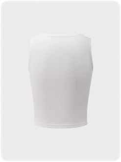 Kollyy Street White Slim Figure Top Tank Top & Cami -Tops Sales 45205caebc213835b30d5918d4123c2e