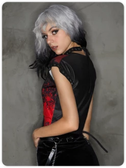 Kollyy Street Black Halloween Top T-Shirt -Tops Sales 4589141dda7eaf3faf56e0611279ae2e