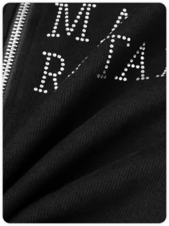 Kollyy Street Black Hotfix Rhinestone Party Top Outwear -Tops Sales 469970b09ba5ded5950b22e35828dc93