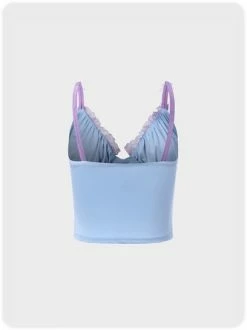 Kollyy Sweet Blue Sleeveless Ombre Top Tank Top & Cami -Tops Sales 47455239eb50c936b5074b2056e39c9e