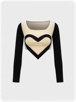 Kollyy Street Yellow Patchwork Top T-Shirt