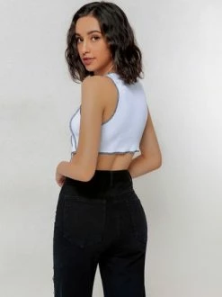 Kollyy Sweet White Top Tank Top & Cami -Tops Sales 47a89846528f0b269ef36bf2831b2a4a